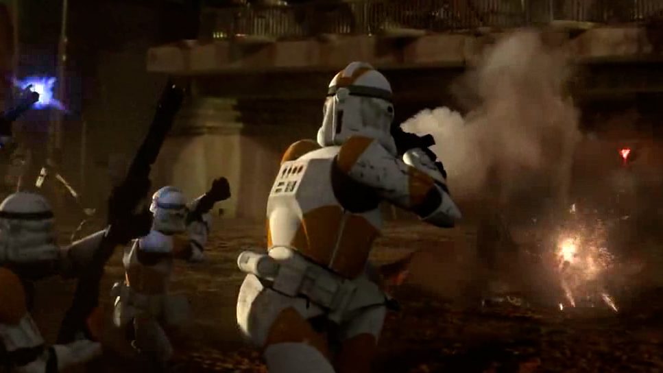 The Clone Wars as depicted in Star Wars Episode III: Revenge of the Sith