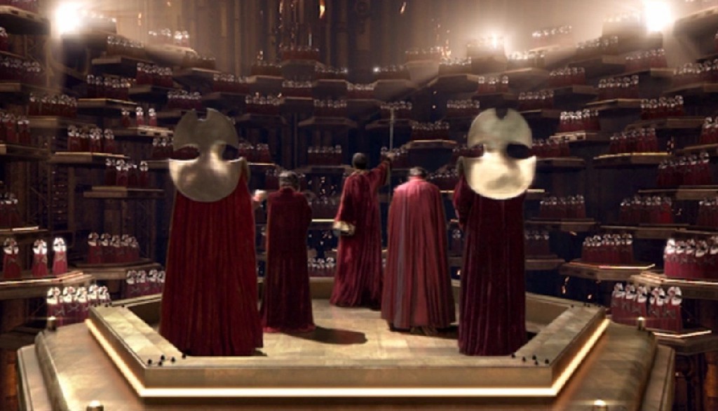The Time Lords as depicted in Doctor Who The End of Time Part 1